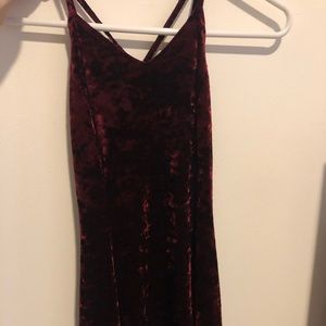 velvet dress